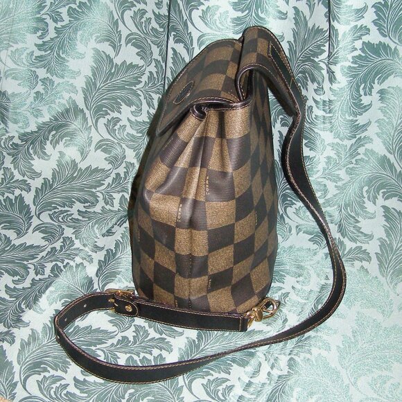 RARE Fendi Backpack/Sling bag Unisex Chess Board Pattern - Picture 5 of 14